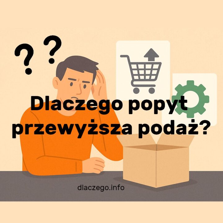 DLACZEGO POPYT PRZEWYŻSZA PODAŻ - POZNAJ 10 PRZYCZYN