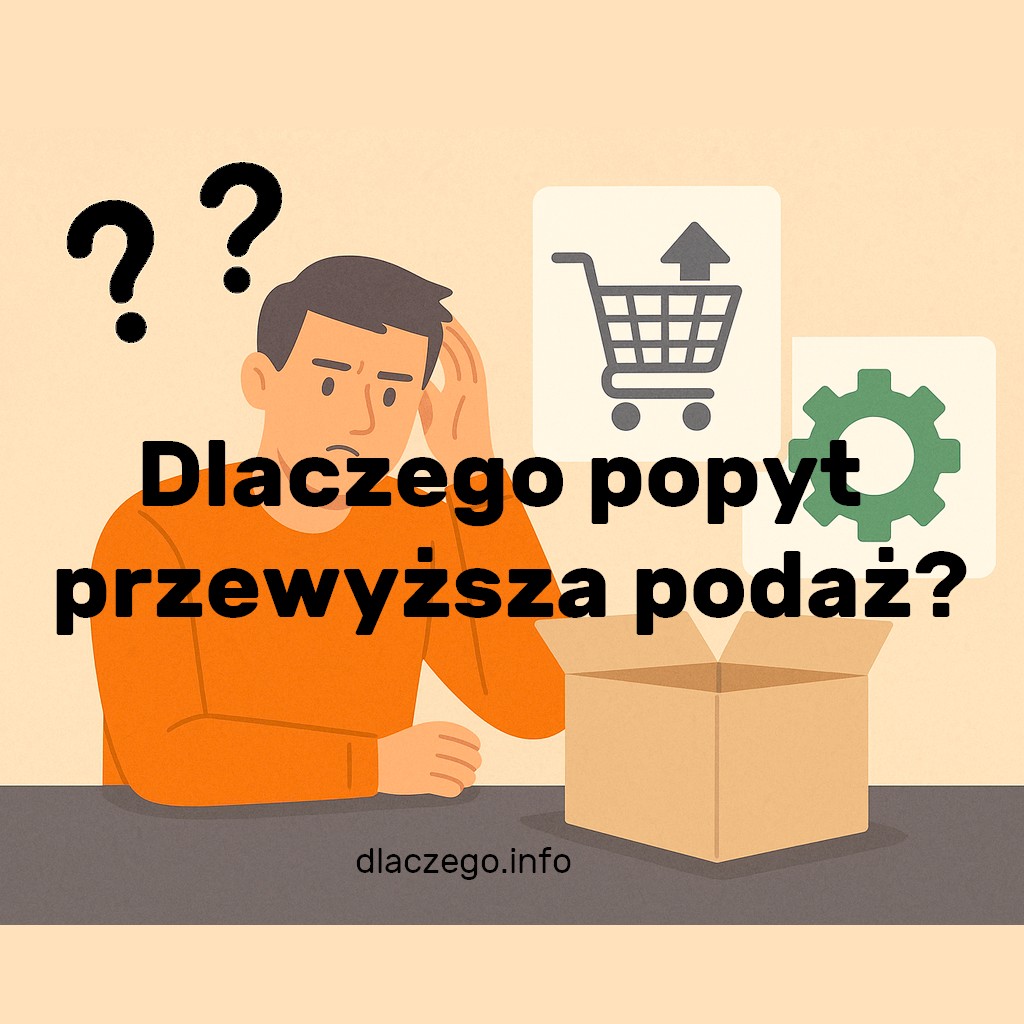 DLACZEGO POPYT PRZEWYŻSZA PODAŻ - POZNAJ 10 PRZYCZYN