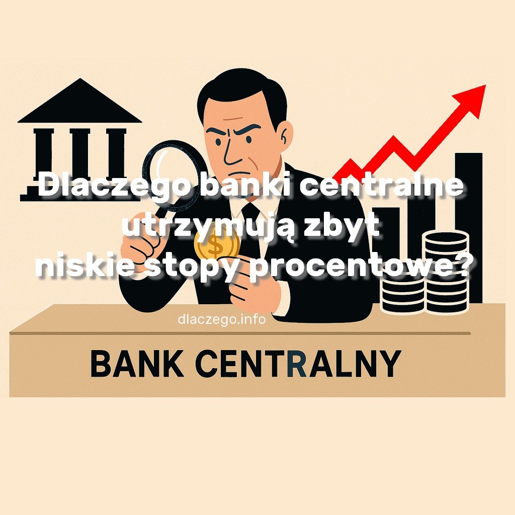 10 przyczyn, dlaczego banki centralne utrzymują niskie stopy procentowe