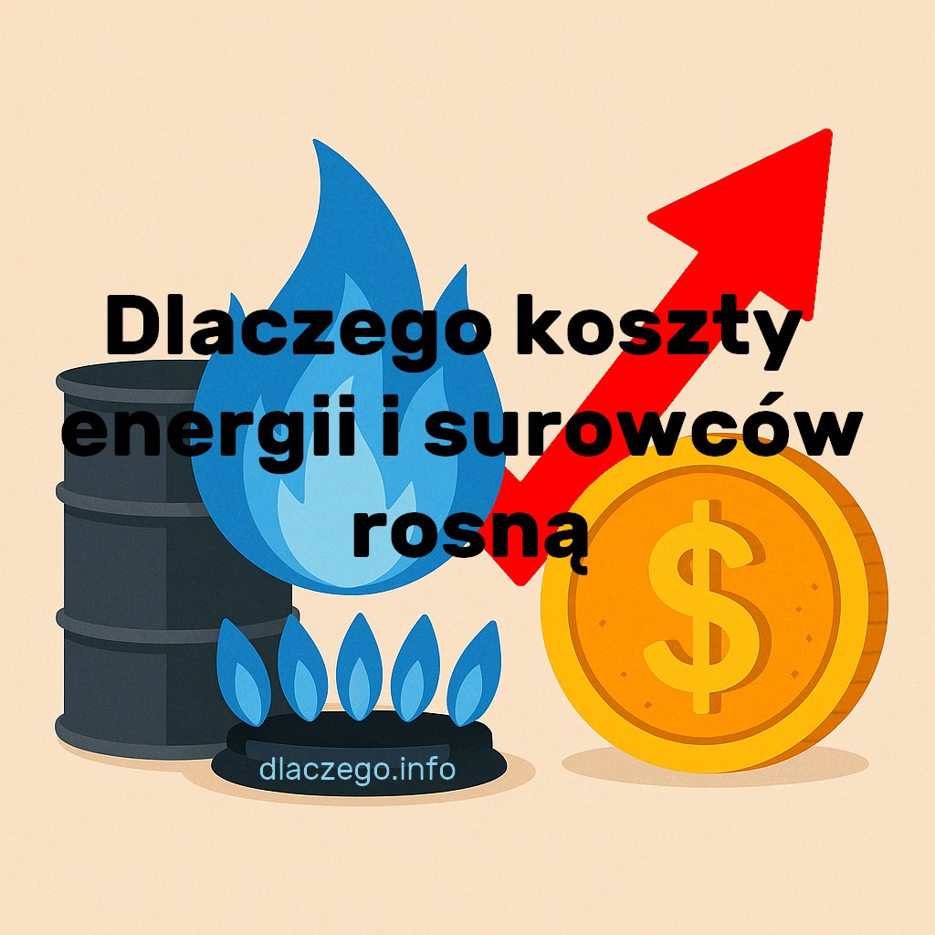 dlaczego.info-10 przyczyn, dlaczego koszty energii i surowców rosną