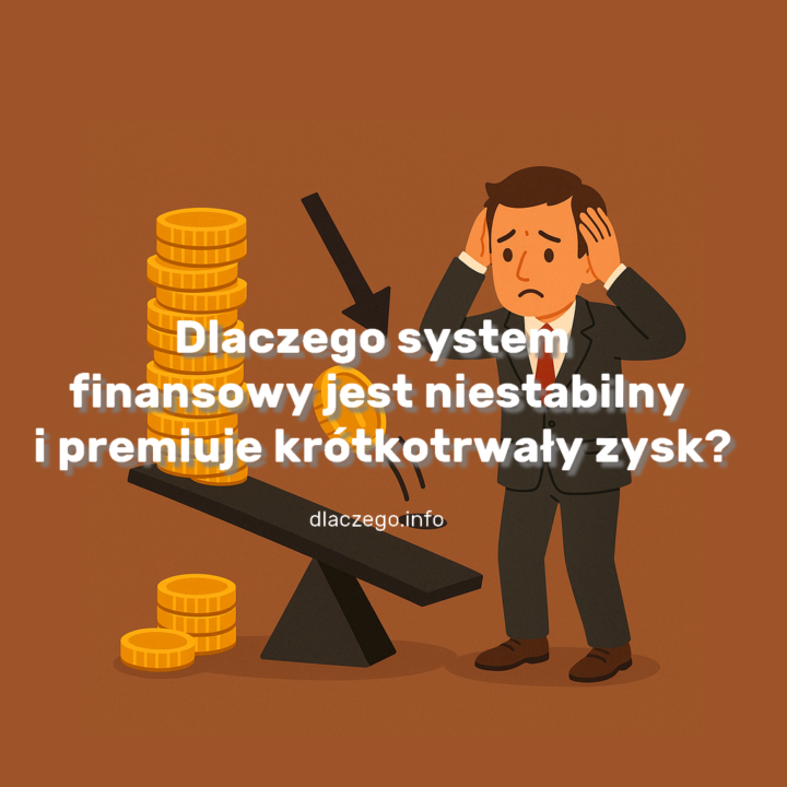 Dlaczego system finansowy jest niestabilny i premiuje krótkotrwały zysk?